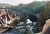 Vitava River, Cesky Krumlov, Czech Republic,